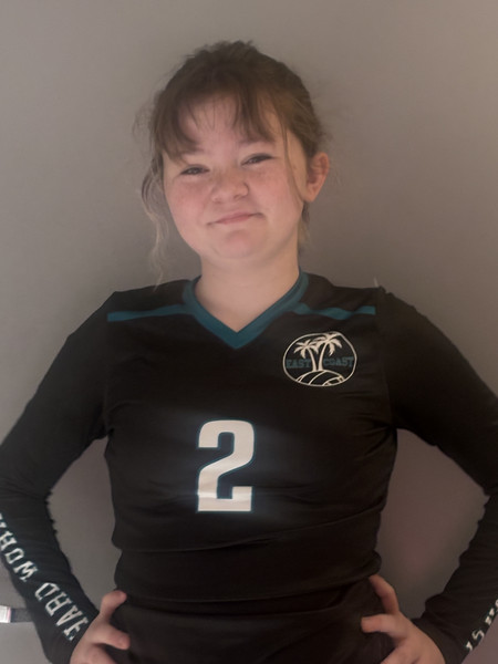 East Coast VBA ECVA 14 White 2026:    Cailyn Casparius
